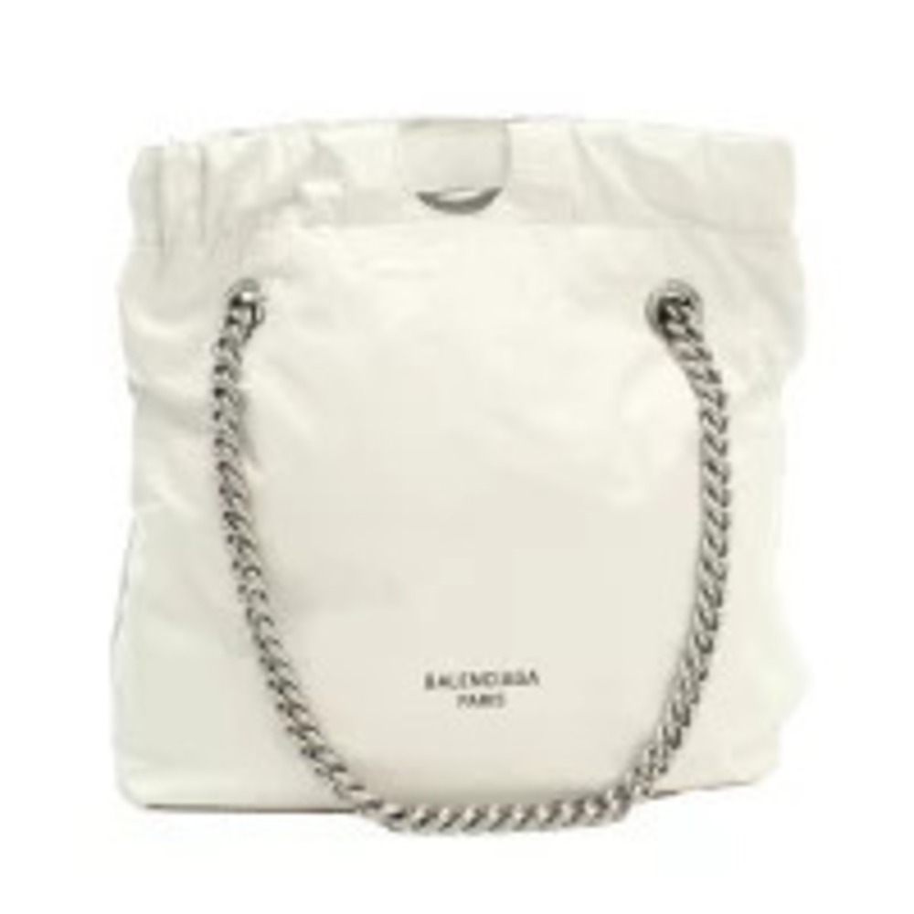 Balenciaga Tote Bag CRUSH White Handbag